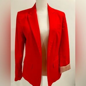 Red Power Blazer - Vincent Camuto